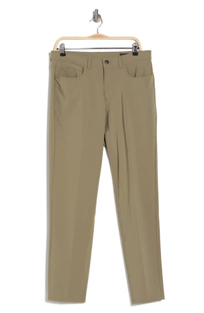 Shop 14th & Union 5-pocket Performance Pants In Olive Mermaid