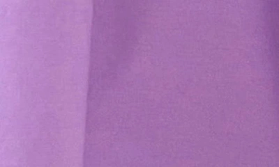 Shop English Factory Pintuck Puff Sleeve Minidress In Purple