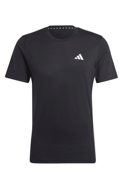 Shop Adidas Originals Train Essentials Feel Ready T-shirt In Black/ White