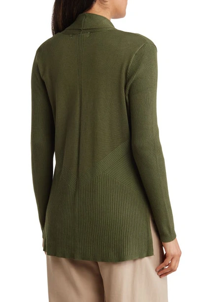 Shop By Design Anderson Cardigan In Rifle Green