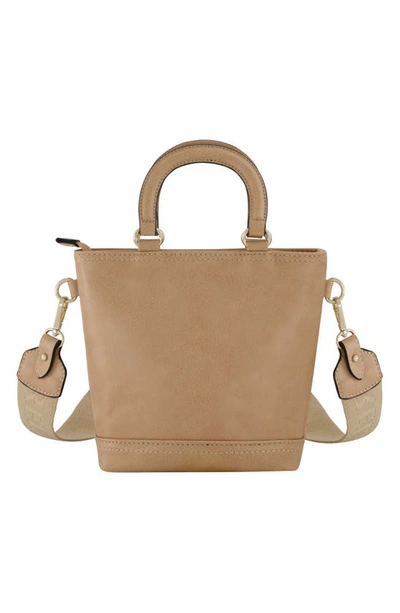 Shop True Religion Brand Jeans Top Handle Mini Tote In Tan