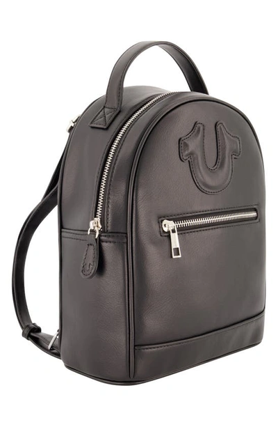 Shop True Religion Brand Jeans Horseshoe Motif Backpack In Black