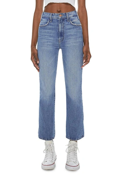 Shop Mother The Hustler Ankle Flare Jeans In Scenic Route
