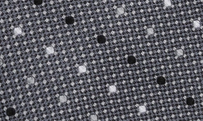 Wrk Multi Dot Silk Tie In Grey