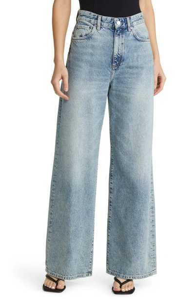 Shop Ag Deven High Waist Wide Leg Jeans In Nomad