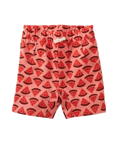 Shop Tea Collection Paperbag Drawstring Short In Red