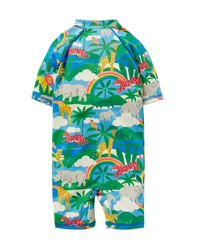Shop Boden Printed Sun-safe Surf Suit In White