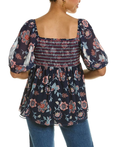 Sachin & Babi Lindsay Top In Blue