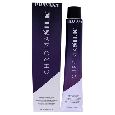 Shop Pravana Chromasilk Creme Hair Color - 6.1 Dark Ash Blonde For Unisex 3 oz Hair Color In Blue