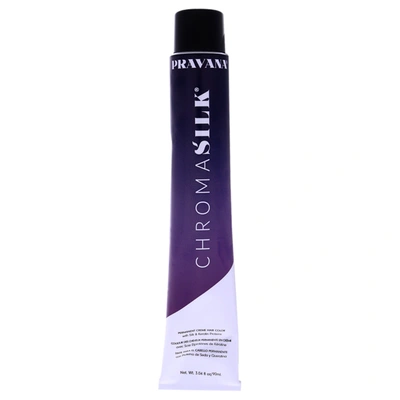Shop Pravana Chromasilk Creme Hair Color - 6.1 Dark Ash Blonde For Unisex 3 oz Hair Color In Blue