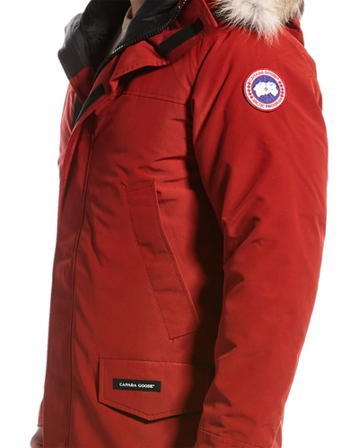 Shop Canada Goose Langford Fusion Fit Down Parka In Red