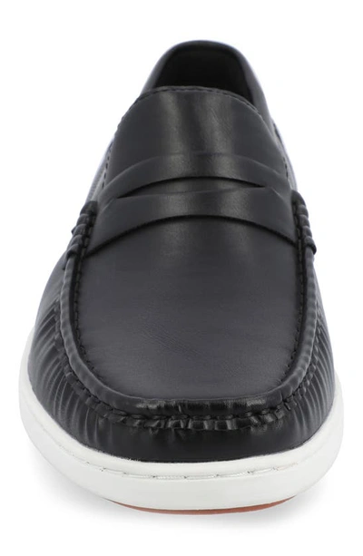 Shop Vance Co. Vance Co Danny Vegan Leather Penny Loafer In Black