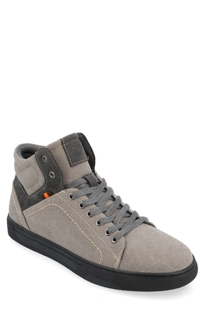 Shop Vance Co. Vance Co Justin High Top Sneaker In Light Grey