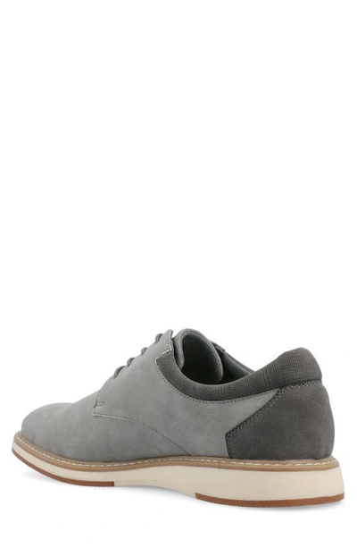 Vance Co. Hodges Plain Toe Derby In Grey
