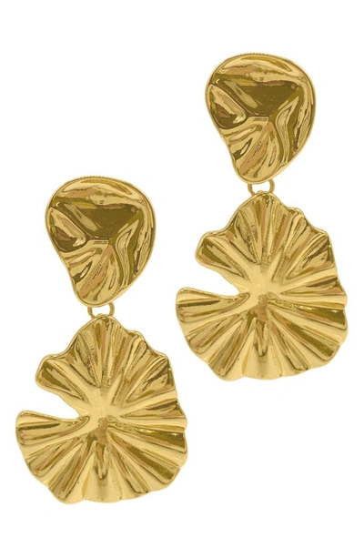 Shop Adornia Multi Shape Drop Earrings In Gold
