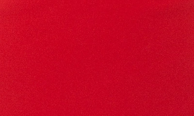 Alexia Admor Janine Crewneck Draped Midi Sheath Dress In Red