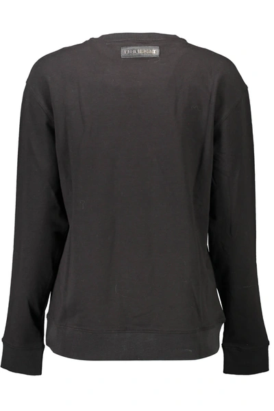 Shop Plein Sport Black Cotton Women's Sweater