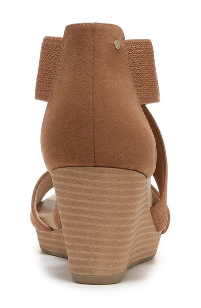 Dr. Scholl's Barton Band Wedge Sandal In Brown