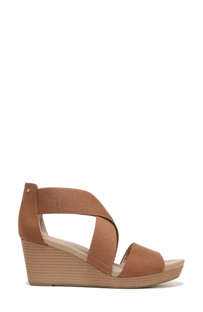 Dr. Scholl's Barton Band Wedge Sandal In Brown