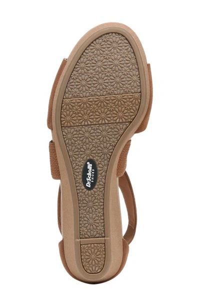 Dr. Scholl's Barton Band Wedge Sandal In Brown