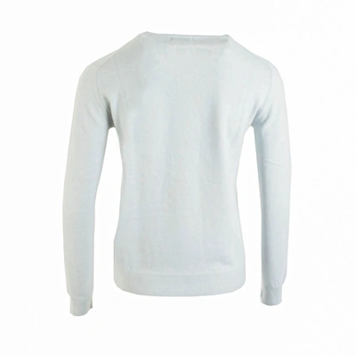 Shop Malo Light Blue Cashmere Crewneck Women's Sweater