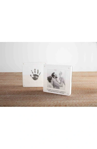 Shop Mud Pie Baby Handprint Photo Frame Kit In White