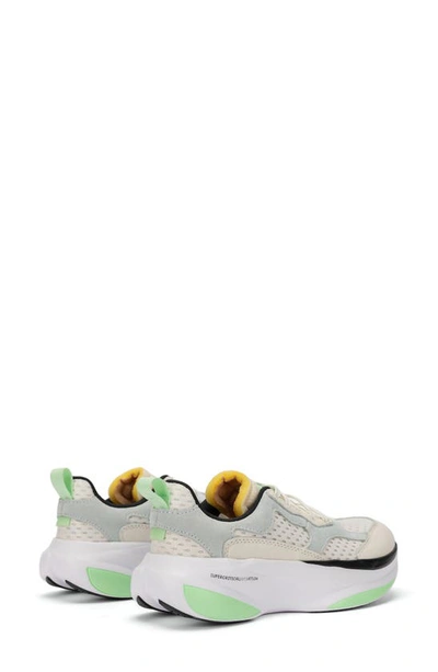 Shop Brandblack Forma Sneaker In White Grey Black Lime