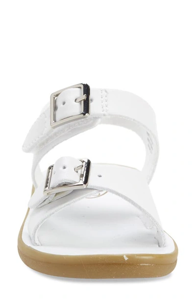Shop Footmates Tide Waterproof Sandal In White Micro