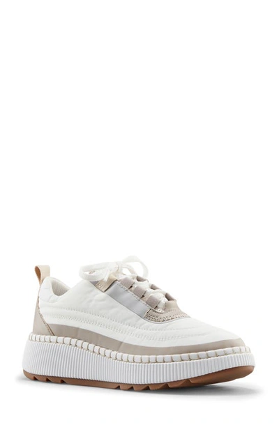 Shop Cougar Sayah Waterproof Sneaker In White-taupe