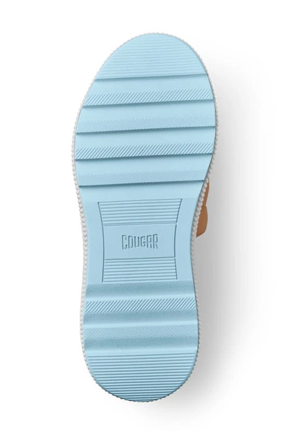 Shop Cougar Soprato Quilted Slide Sandal In Caramel