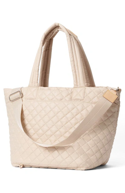 Shop Mz Wallace Medium Metro Deluxe Tote In Buff