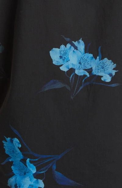 Rails Monaco Floral Short Sleeve Button-up Shirt In Surreal Flower Onyx