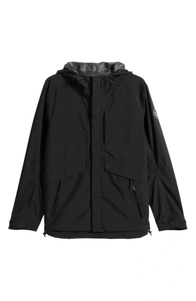 Shop Lole Steady Rain Waterproof Jacket In Black Beauty