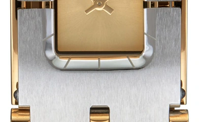 Shop Nixon Confidante Bracelet Watch, 23mm In Silver/ Gold