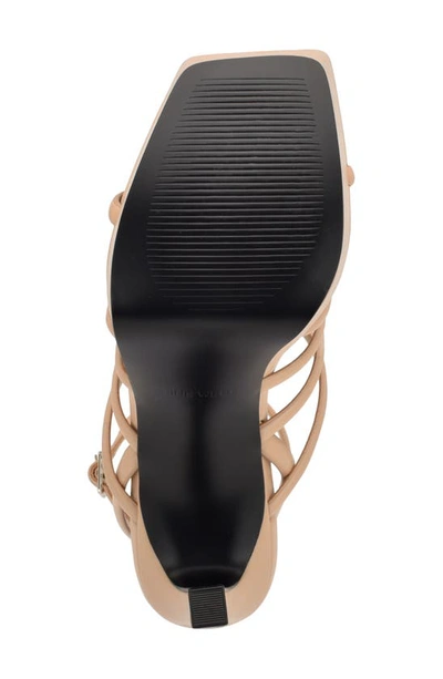 Nine West Kelinda Ankle Strap Platform Sandal In Light Pink