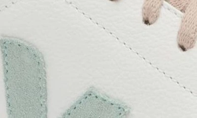 Veja Small Esplar Laces In Extra White Matcha Lavander