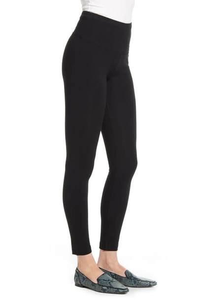 Lyssé Flattering Cotton Leggings In Black