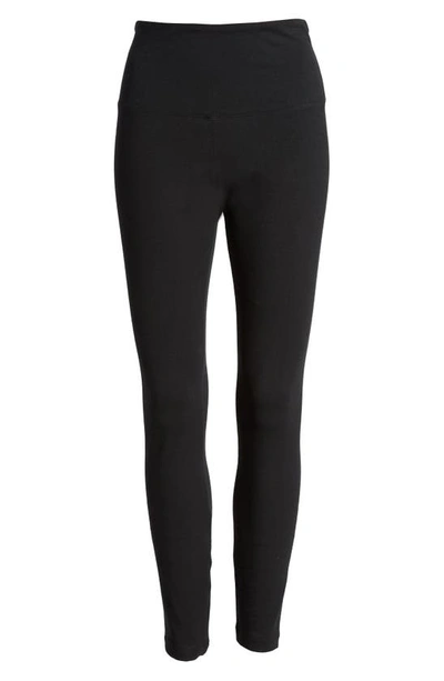 Lyssé Flattering Cotton Leggings In Black