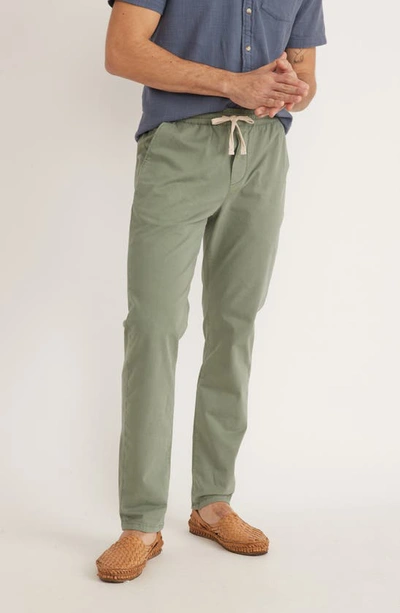 Shop Marine Layer Slim Fit Saturday Pants In Vetiver