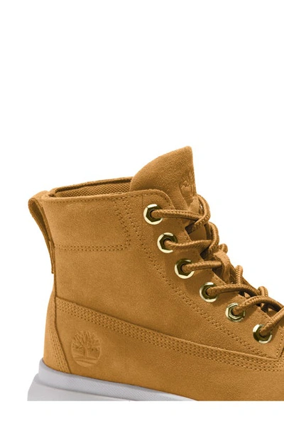 Shop Timberland Greyfield Waterproof Leather Boot In Wheat Nubuck