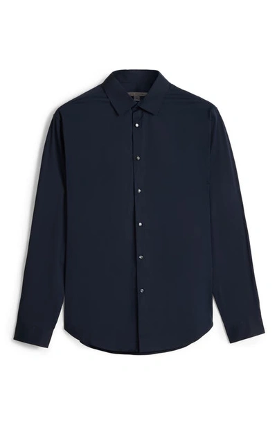 Shop John Varvatos Slim Fit Button-up Shirt In Navy