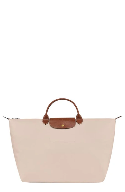 Longchamp Travel Bag L Le Pliage Original In Beige | ModeSens