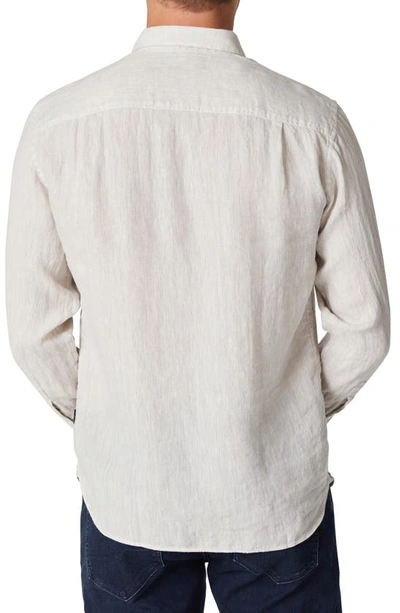 34 Heritage Solid Linen Chambray Button-up Shirt In Simply Taupe
