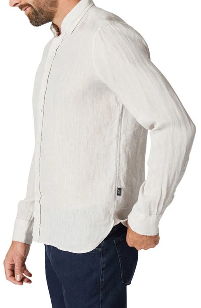 34 Heritage Solid Linen Chambray Button-up Shirt In Simply Taupe