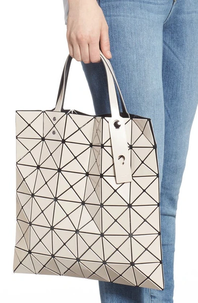 Shop Bao Bao Issey Miyake Lucent Tote In Beige