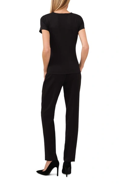 Halogen Essential Compression T-shirt In Rich Black