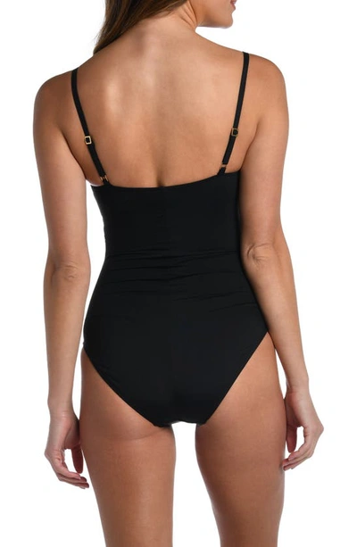 Shop La Blanca Island Goddess One-piece Swimsuit In Black