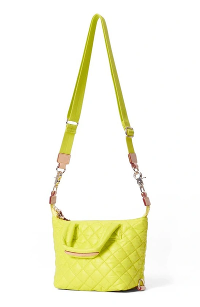 Shop Mz Wallace Micro Sutton Tote In Acid Yellow