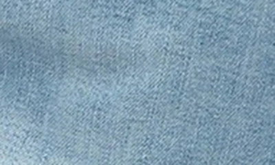 Nom Maternity Austin Distressed Denim Maternity Shortalls In Pale Blue