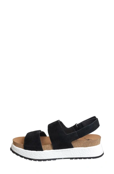 Shop Otbt Wandering Slingback Platform Sandal In Black